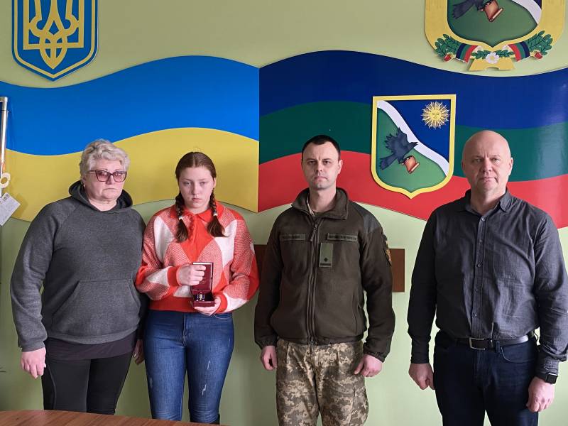 Орден “За мужність” вручили доньці захисника України!