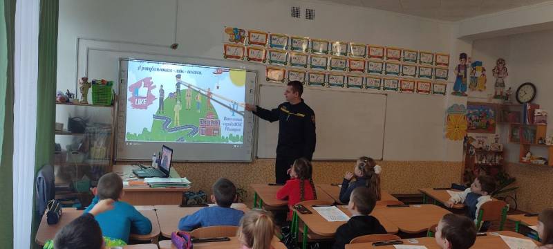 Проведений “Єдиний урок з безпеки” для дітей КЗ «Вороновицький ліцей» Вороновицької селищної ради.