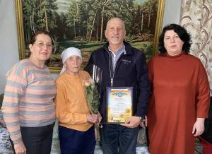 90-річний ювілей відзначила жителька Вороновицької територіальної громади Мальована Тетяна Василівна