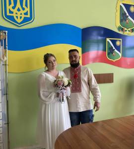 Привітання з весіллям молодятам Олександру та Катерині